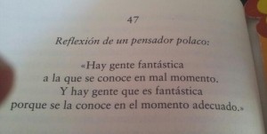 Una de las citas que aparece en el libro Una de las citas que aparece en el libro