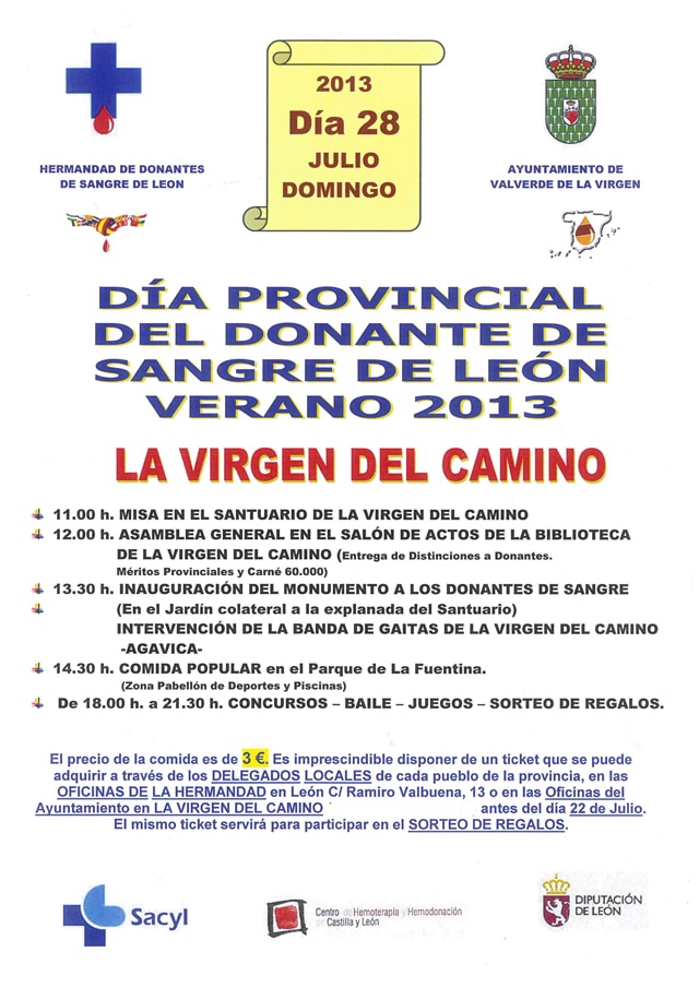 Cartel Día Provincial del Donante