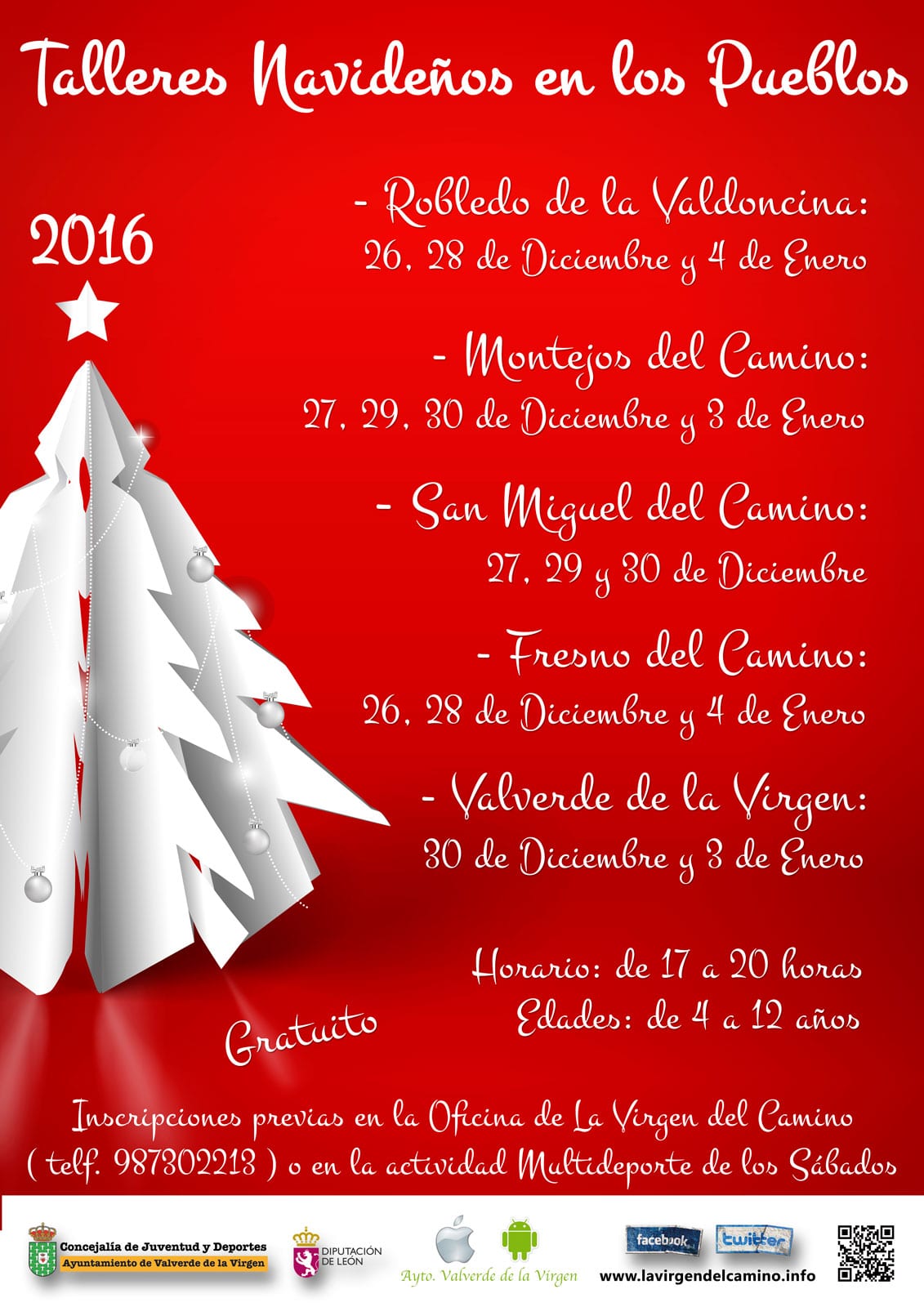 Valverde organiza quince talleres navideños en varias de sus localidades talleres navideños