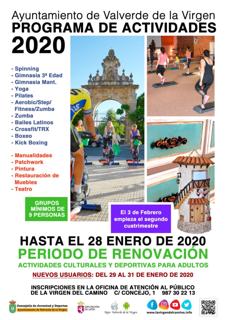 Renovación Actividades 2020