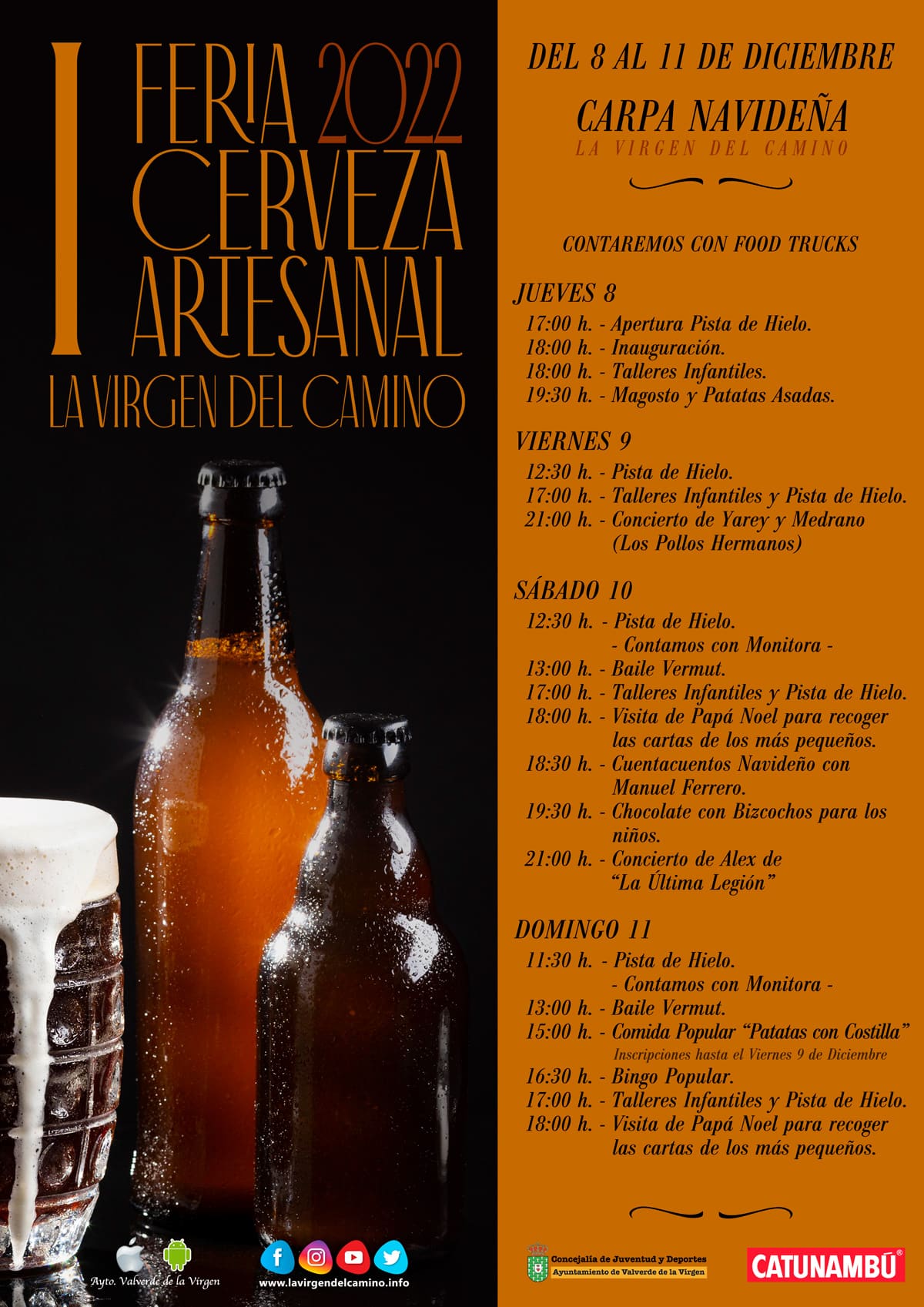 núcleo Preludio Omitido Feria de la Cerveza Artesana del 8 al 11 de Diciembre en La Virgen