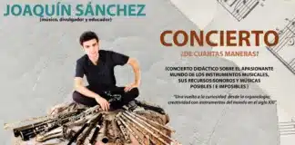 Talleres y concierto didáctico de Joaquín Sánchez Gil en la Escuela de Música