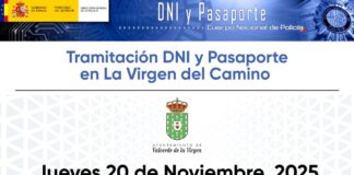 Tramitación y renovación del DNI y PASAPORTE en La Virgen del Camino