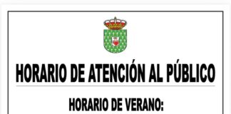 Horario de verano Oficina de atención al público