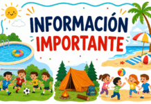 INFORMACIÓN IMPORTANTE DE LAS ACTIVIDADES DE VERANO